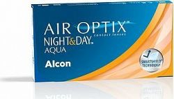 Air Optix Night and Day Aqua (6 šošoviek) dioptrie: +0.25, zakrivenie: 8.40