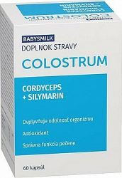 Babysmilk Colostrum Cordyceps + Silymarin 60 kapsúl
