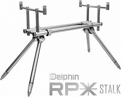 Delphin Rodpod RPX Stalk Silver 2Rods