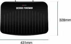 George Foreman 25820-56 Fit Gril L