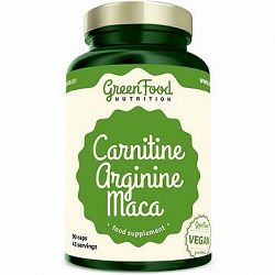 GreenFood Nutrition Carnitin Arginin Maca 90 kapsúl
