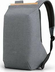 Kingsons Anti-theft Backpack Light Grey 15.6
