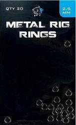 Nash Metal Rig Rings 2,5 mm 20 ks