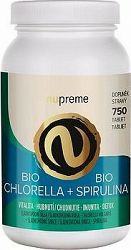 Nupreme BIO Chlorella + Spirulina 750 tbl.