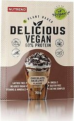 Nutrend Delicious Vegan Protein, 5× 30 g, čokoláda + lieskový orech