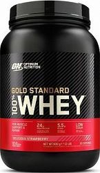 Optimum Nutrition Protein 100% Whey Gold Standard 910 g, jahoda