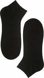 Senzanakupy Bambusové členkové ponožky 43 – 47, čierne, 30 ks