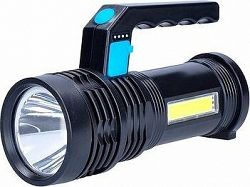 Sollight LED nabíjacie svietidlo s rukoväťou a bočným svetlom, 150 + 100 lm