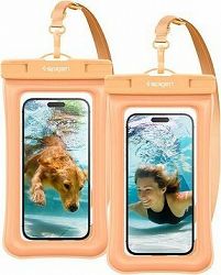 Spigen Aqua Shield WaterProof Floating Case A610 2 Pack Apricot