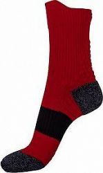 Športové ponožky RACE-RE, červená/čierna