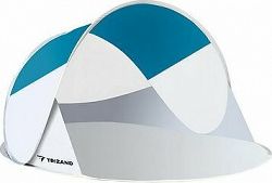 Trizand 10182 Samorozkladací stan plážový 220 × 90 × 120 cm modrosivý