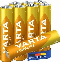 VARTA alkalická batéria Longlife AAA 8 ks