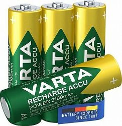 VARTA nabíjateľná batéria Recharge Accu Power AA 2100 mAh R2U 3+1 ks