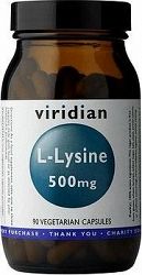 Viridian L-Lysine, 90 kapsúl