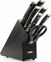 WÜSTHOF CLASSIC IKON Blok na nože čierny 7 dielov