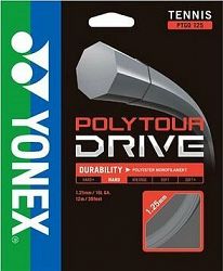 Yonex Poly Tour DRIVE 125, 1,25 mm, 12 m, strieborný