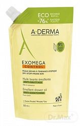 A-Derma Exomega Control Emollient Shower Oil sprchový olej náplň 500 ml