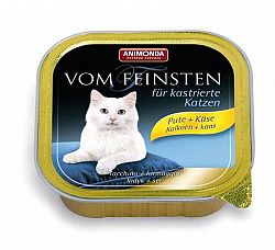 Animonda Vom Feinsten Konzerva pre kastrované mačky Morka+Syr 100g