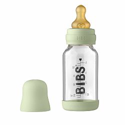 Bibs Baby Bottle sklenená fľaša 110ml sage