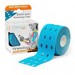 Bronvit Sport Kinesio Tape děrovaný modrá 5cm x 5m
