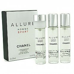 Chanel Allure Homme Sport toaletná voda pánska 3 x 20 ml náplň