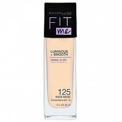 Maybelline Fit Me! SPF18 rozjasňující tekutý make-up 125 Nude Beige 30 ml