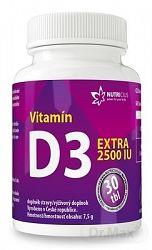 Nutricius Vitamín D3 EXTRA 2500 IU 30 tabliet