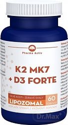 Pharma Activ Lipozomal K2 MK7 + D3 forte 60 kapsúl