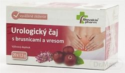 Slovakiapharm Urologický čaj s brusnicami a vresom 20 x 1,5 g