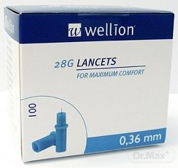 Wellion LANCETS 28G Lanceta sterilná 100 ks