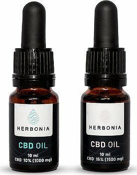 Herbonia Výhodný balíček pre pár, Variant: 10 % CBD Konopný olej, 10 ml + 15 % CBD Konopný olej, 10 ml