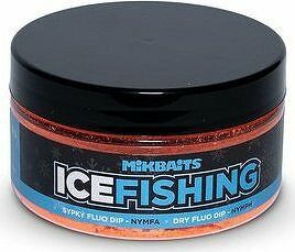 Mikbaits Sypký fluo dip Ice Fishing Range Nymfa 100 ml