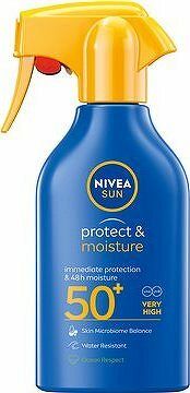 NIVEA Sun Protect & Moisture Trigger Spray SPF 50+, 270 ml