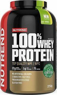 Nutrend 100 % Whey Protein 2250 g, kiwi + banán