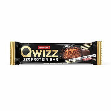Nutrend QWIZZ Protein Bar 60 g, čokoládové brownies