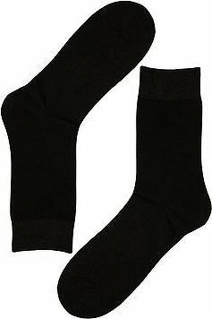 Senzanakupy Bambusové vysoké ponožky 35 – 38, čierne, 30 ks