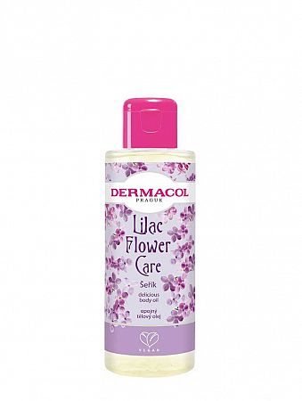 Dermacol Flower Care Delicious body oil Lilac telový olej orgován 100 ml