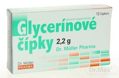 Dr.Müller Glycerinové čípky 2.2 g 12 ks