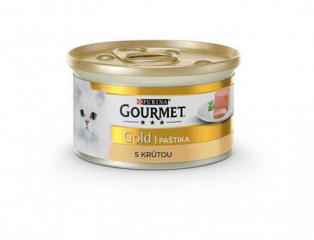 Gourmet Gold Cat paštika s krůtou 85 g