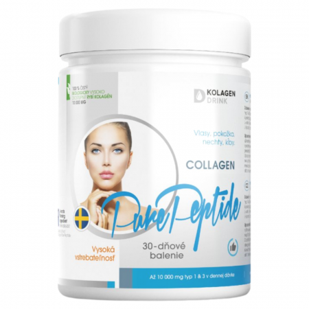 KolagenDrink Collagen 10 000 PURE Peptide hydrolyzovaný rybí kolagén 300 g