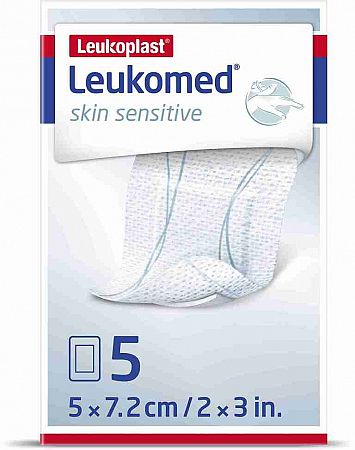 Leukomed Skin Sensitive 5 x 7, 2cm 5 ks netk.krytí