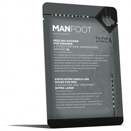 MANFOOT Exfoliační ponožky pro muže XL 1 ks