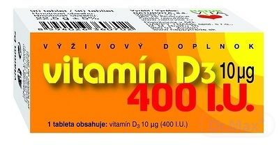 Naturvita Vitamín D3 10MCG 400I.U. 90 tabliet