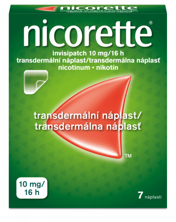 Nicorette Invisipatch 10 mg/16h emp.tdm.7 náplastí