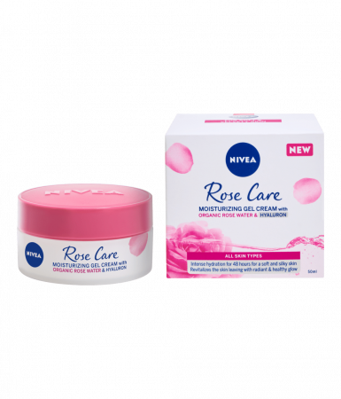 Nivea Rose Touch Anti wrinkle denní krém proti vráskám 50 ml