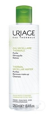 Uriage Eau Micellaire Thermale micelárna čistiaca voda pre zmiešanú a mastnú pleť (Purifies, Removes Make-up, Cleanses) 250 ml