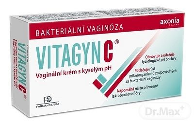 Vitagyn C vaginalny krém s kyslým pH 30 g + 6 aplikátorov