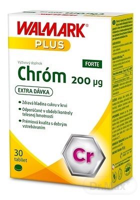 Walmark Chróm Forte 200 µg 30 tabliet
