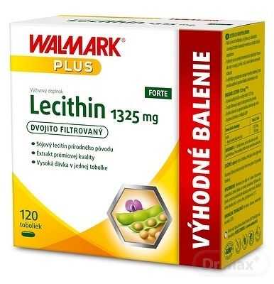 Walmark Lecithin Forte 1325 mg 100+20 kapsúl